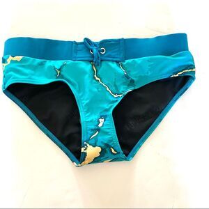 Rad Turquoise Bikinis Bottom Swimwear Size XS NWOT